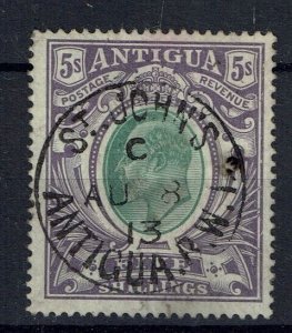 ANTIGUA SG40 1903 5/= GREY-GREEN & VIOLET USED (d)