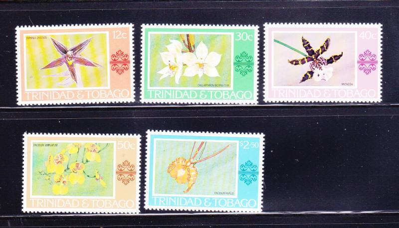 Trinidad and Tobago 284-288 Set MNH Flowers (B)