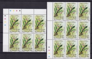 orchids of st vincent  mint never hinged stamps ref r15029