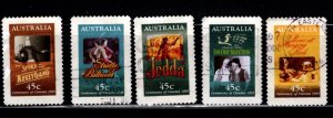 Australia - #1446 - 1450 Vintage Movie Posters  set/5 - Used