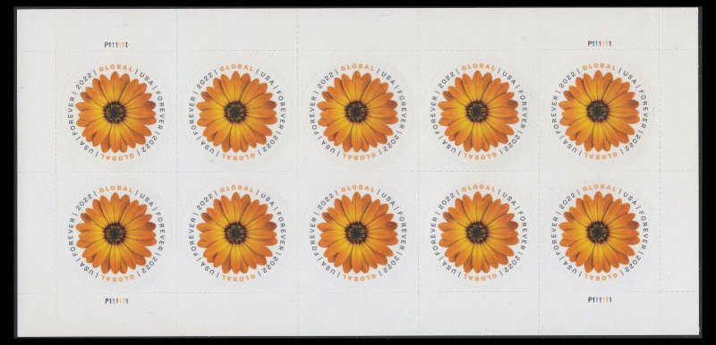 2022 Global FOREVER Stamps African Daisy - International Rate 1