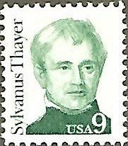 United States #1852 9c Sylvanus Thayer MNG (1985)