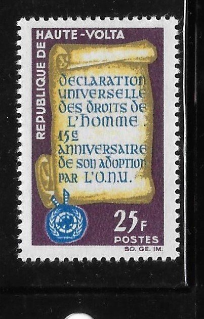 Upper Volta 1963 Human Rights Sc 128 MNH A1997