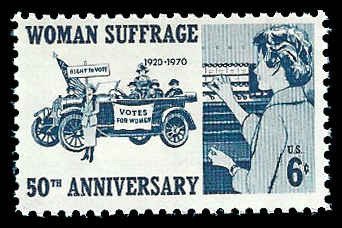 PCBstamps   US #1406 6c Women Suffrage, MNH, (10)