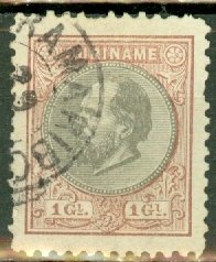 FF: Surinam 15 used CV $52.50