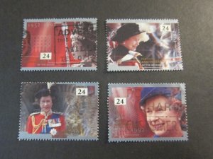 Great Britain 1992 Sc 1436-7,39-40 FU