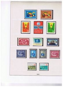 UN NY #1-467 #C1-23  MNH OG in Lindner Hingeless  Album w/ #38 & #38d