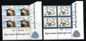 South Africa # 371 - 372 Plate Block MNH