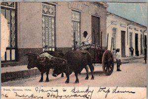 CUBA POSTAL HISTORY PICTORIAL POSTCARD CANC ADDR USA