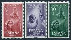 Fernando Po B7-B9,MNH.Michel 192-194. Child welfare,1961.