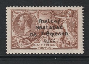 Ireland a GB KGV 2/6 with 1922 overprint