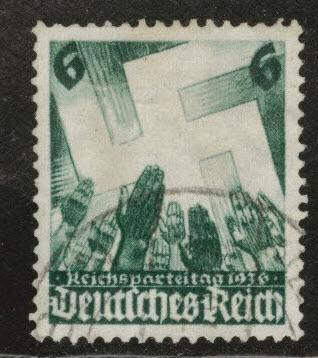 Germany Scott 479 used 1936 swastika stamp