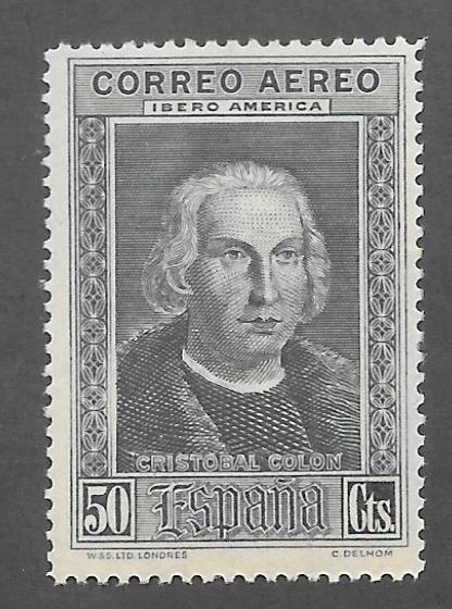 SPAIN Scott #C46 Mint Columbus Airmail 2017 CV $2.50