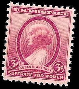 # 784 MINT NEVER HINGED SUSAN B. ANTHONY