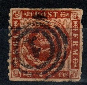 Denmark #9 Used CV $15.00 (X333)