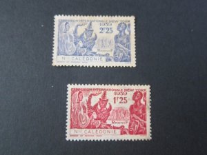 French New Caledonia 1937 Sc 215-6 MH