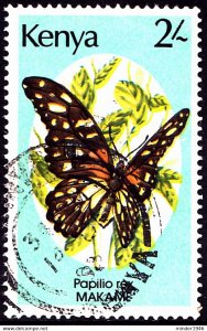 KENYA 1988 QEII 2/- Multicoloured Butterflies-Papilio Rex SG441 FU