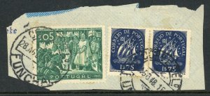 Madeira 1947 Portugal Used on Piece with FUNCHAL Cancel  U397