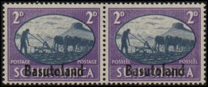 Basutoland 30 - Mint-H - 2p Peace Issue (Pair) (1945) (cv $0.70)