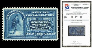 Scott E5 1895 10c Special Delivery Mint Graded F-VF 75 H Cat $210 with PSE CERT!