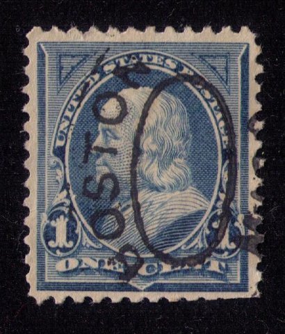 U.S SCOTT 247 USED FANCY BOSTON CANCELLATION F-VF