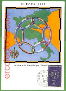 45960 - FRANCE - MAXIMUM CARD - 1959 - EUROPE-