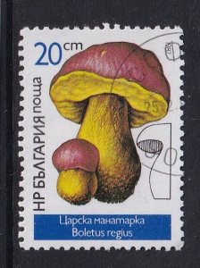 Bulgaria   #3233  cancelled  1987  mushrooms  20s