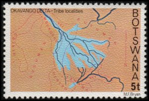 Botswana 216 - Mint-NH - 5t Okavango Delta (1978)