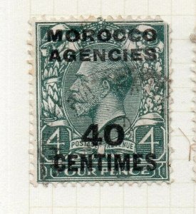 Morocco Agencies French Zone 1917-24 Issue 40c. Optd Surcharged NW-180691