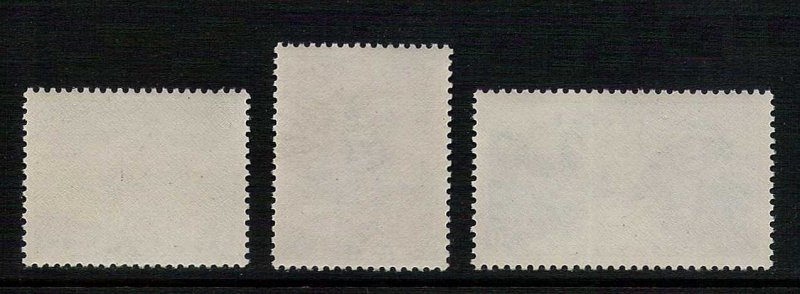 Norway 1938 Watermarked Tourism Issue #181-183 Facit 241-243 VF Mint OG NH