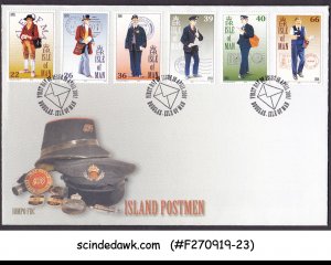 ISLE OF MAN - 2001 ISLAND POSTMEN 6V - FDC