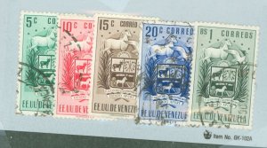 Venezuela #596/601 Used