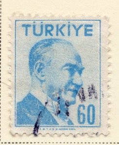 Turkey 1957 Early Issue Fine Used 60k. 093079