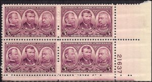 787 Mint,OG,NH... Plate Block of 4... SCV $2.50