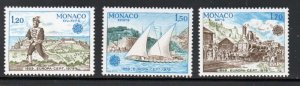 Monaco Sc 1178-80 1979 Europa stamp set mint  NH