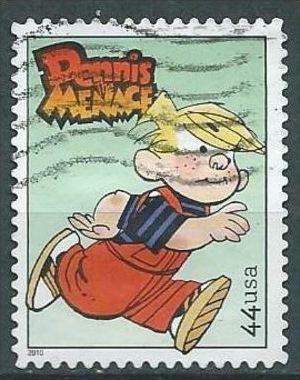 USA 2010 Dennis the Menace 44¢ USED SC 4471 YV 4289e MI 4629 SG 5059