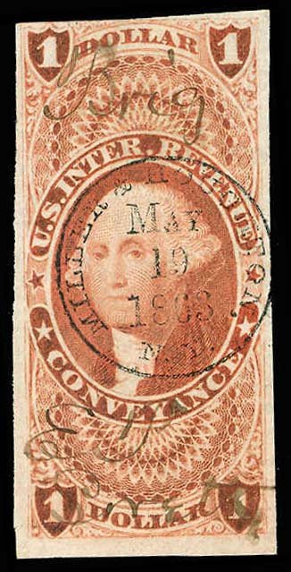 U.S. REV. FIRST ISSUE R66a  Used (ID # 75751)