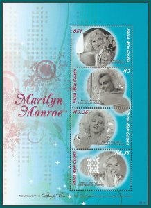 Papua New Guinea 2008 Marilyn Monroe, Sheetlet, MNH #1325,SGMS1261