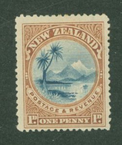 New Zealand #71 Unused Single