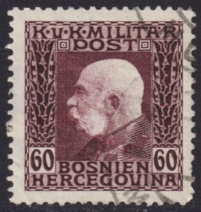 Bosnia & Herzegovina - 1912 - Scott #79 - used - Franz Josef