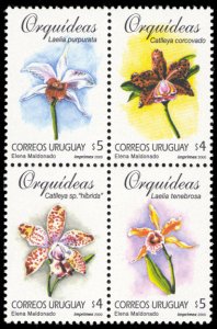 Uruguay FLOWERS 2000 Scott #1857 Mint Never Hinged