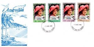 Anguilla, Worldwide First Day Cover, Royalty