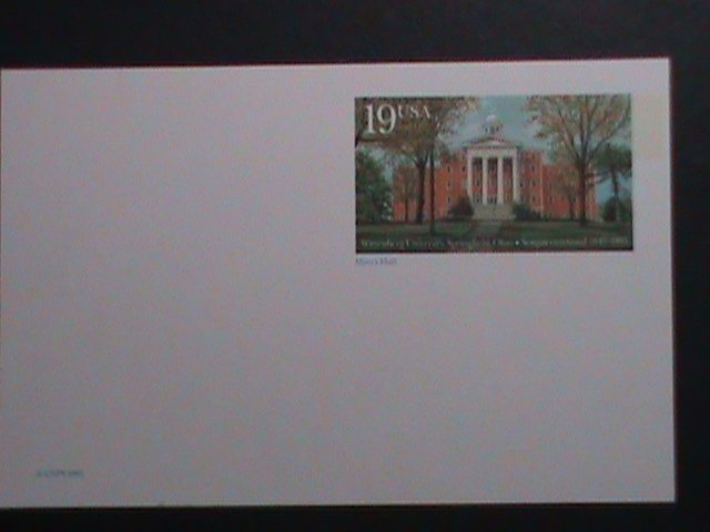 ​UNITED STATES-1993- WIUENBERG UNIVERSITY-SPRINGFIELD-OHIO-MNH- POST CARD-VF