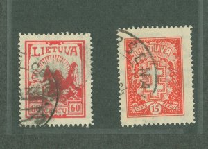 Lithuania #280/282  Multiple