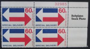 BOBPLATES #E23 Special Delivery Lower Right Plate Block 32986 F-VF NH DCV=$6