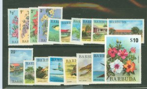 Barbuda #170-187 Unused Single (Complete Set)