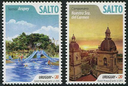 HERRICKSTAMP NEW ISSUES URUGUAY Tourism, Salto