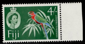 FIJI QEII SG321, 4s red, yellow-green, blue and green, NH MINT.