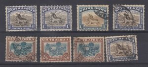 South Africa Early Collection Of 1/- 2s 6d Fine Used JK9964