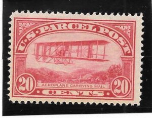 U.S. Scott #Q8 Mint 20c Bi-plane Parcel Post Stamp 2018 CV $110.00